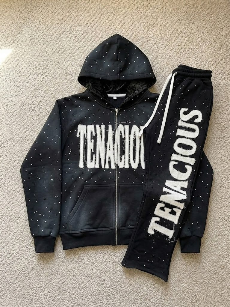 Tenacious Flared Sweatpants Tracksuit Set