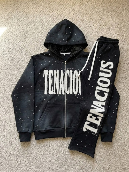 Tenacious Flared Sweatpants Tracksuit Set
